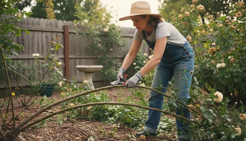 Illustration of prune: to trim or cut back plants