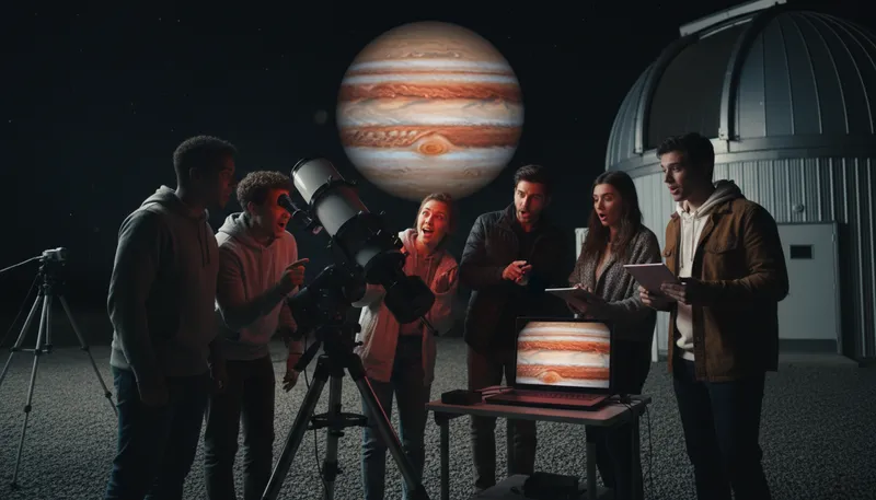 Illustration of jupiter: The largest planet in our solar system.