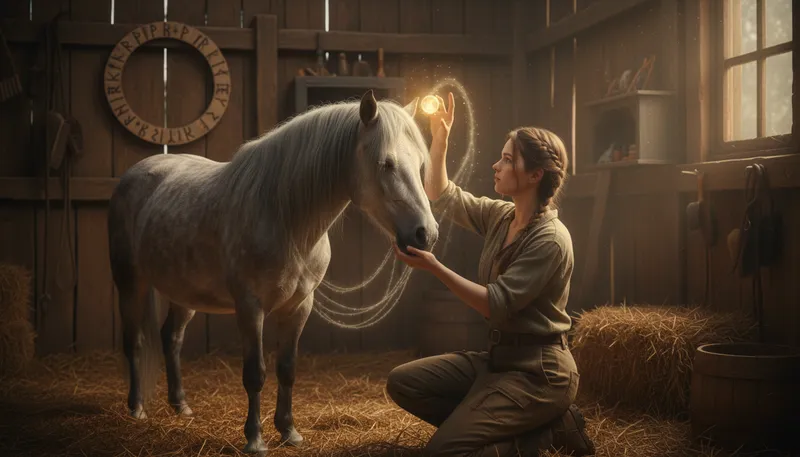 Illustration of pony in the barn: a hidden or unrecognized advantage