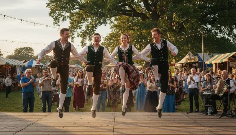 Illustration of jig: a lively dance or lively movement