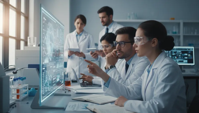 Illustration of scientifically: In a manner based on scientific methods.