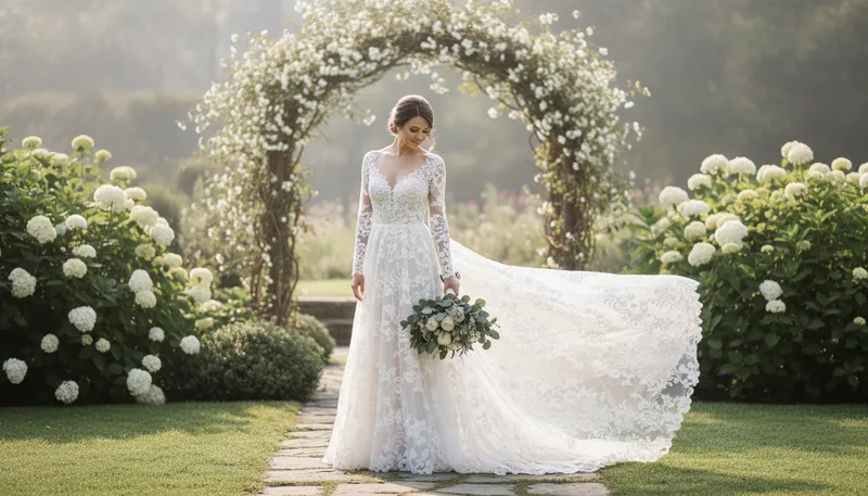 Illustration of chantilly: A style of lace known for its elegance.