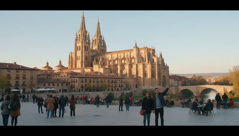 Illustration of burgos: A city in Spain.