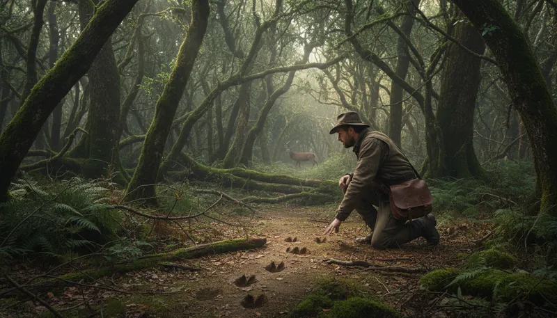 Illustration of forester: A person who manages and studies forests.