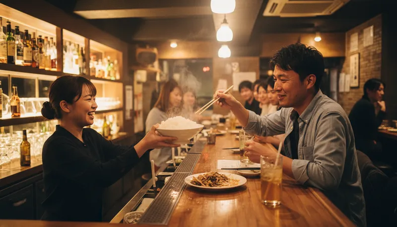 Illustration of rice chaser: A term for someone seeking Asian partners.