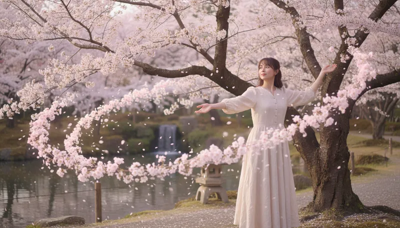 Illustration of haru: A Japanese word meaning spring.