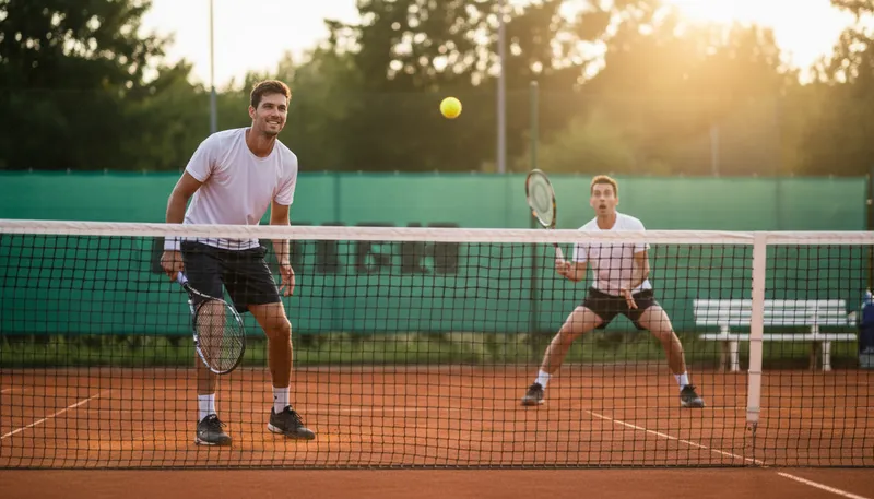 Illustration of dink: A light, quick hit in sports like tennis.