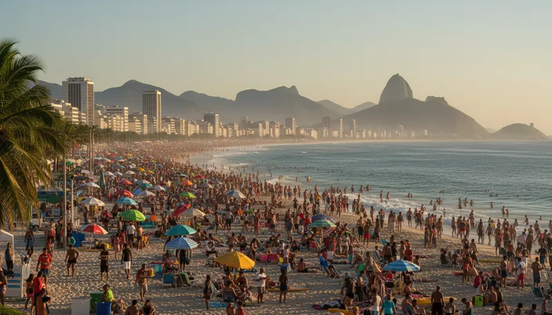 Illustration of janeiro: A city in Brazil, often called Rio.