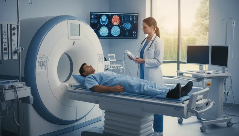Illustration of scan: a medical imaging technique for diagnosis
