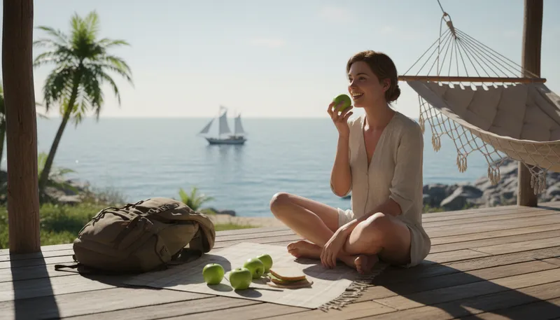 Illustration of she'll be apples: everything will be fine.