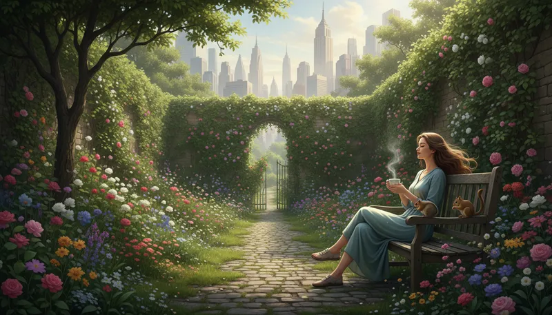 Illustration of frith: A term meaning peace or tranquility.