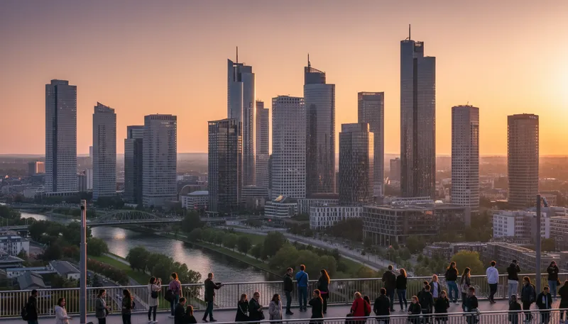 Illustration of essen: a city in Germany known for its industry.