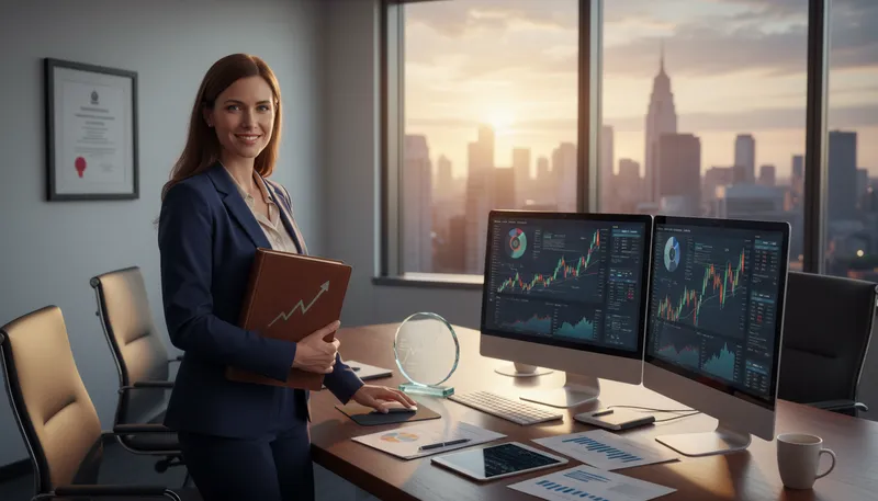 Illustration of cfa: Chartered Financial Analyst designation.