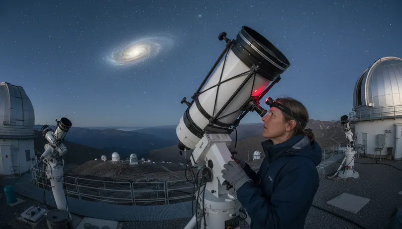 Illustration of astrophysicist: A scientist studying the physics of the universe.