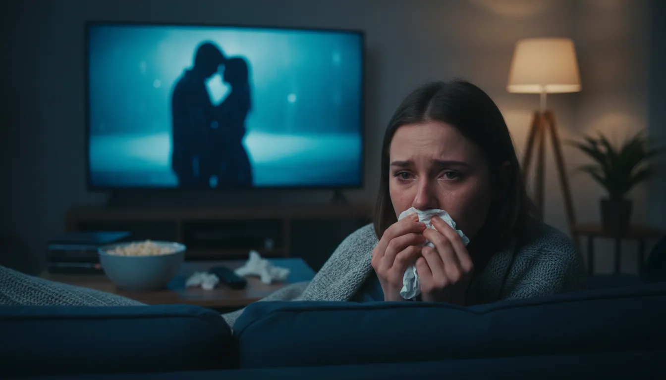 cry one's eyes out-এর ইলাস্ট্রেশন: To weep intensely and for a long time.
