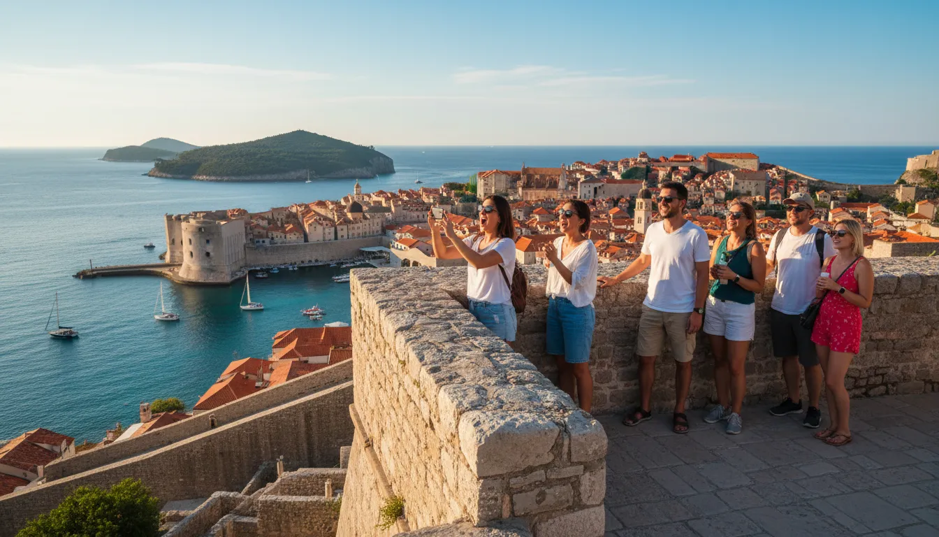 ภาพประกอบของ Dubrovnik: A historic coastal city in Croatia.