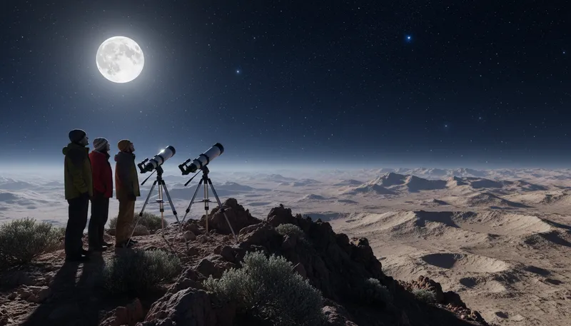Illustration of lunar: Related to the moon.