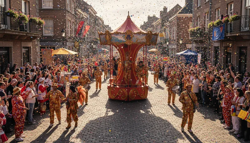 Illustration of festivity: a joyful celebration or event