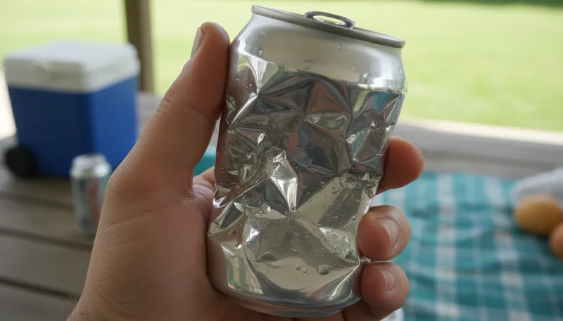 Illustration of aluminum: A lightweight metal used in many products.