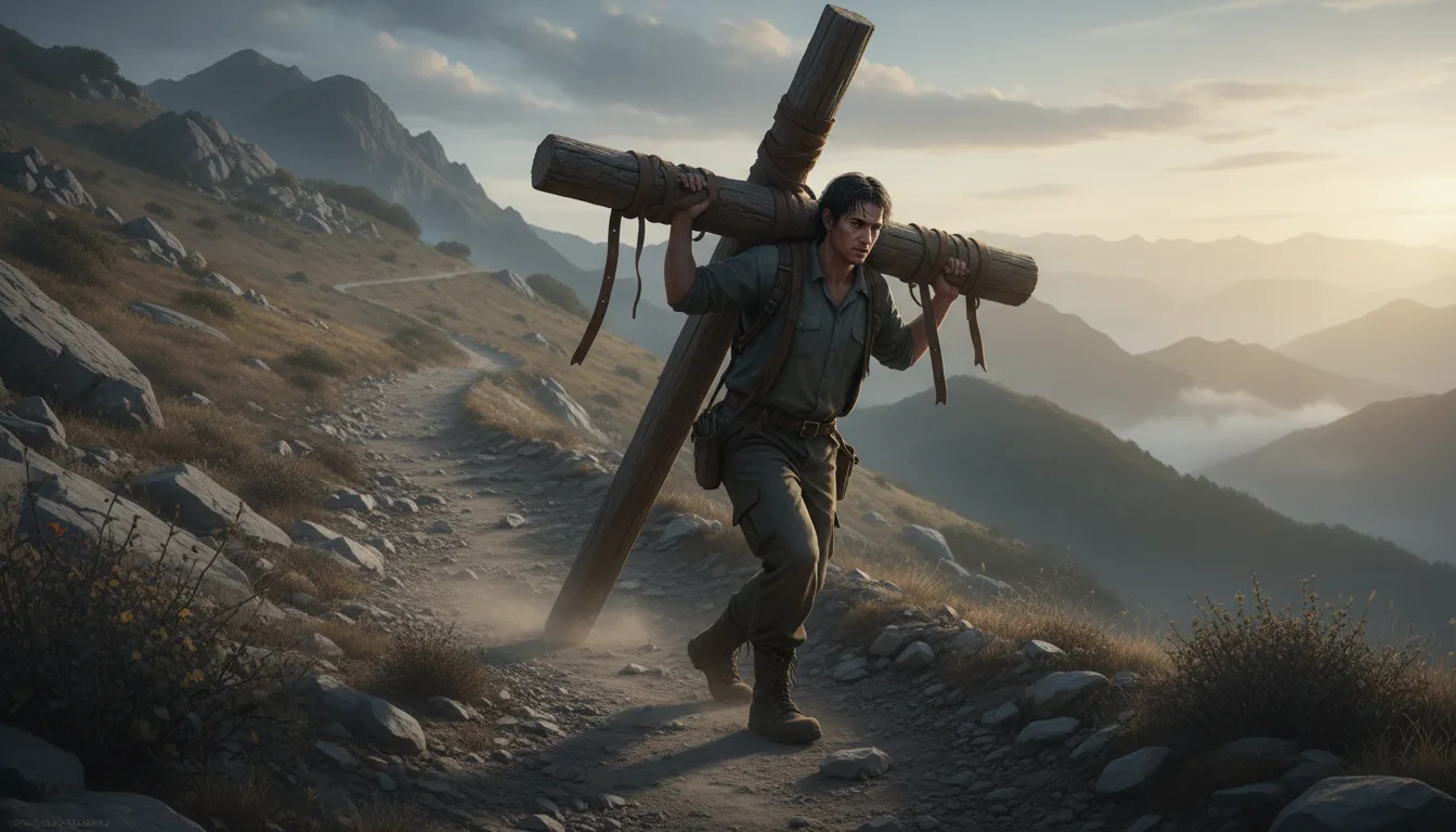 cross to take up 的插图：a difficult task to begin