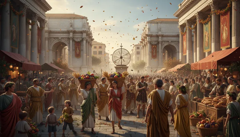Illustration of sept: the seventh month in the Julian calendar