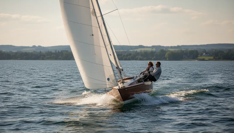 Illustration of sail: a piece of fabric used to catch wind
