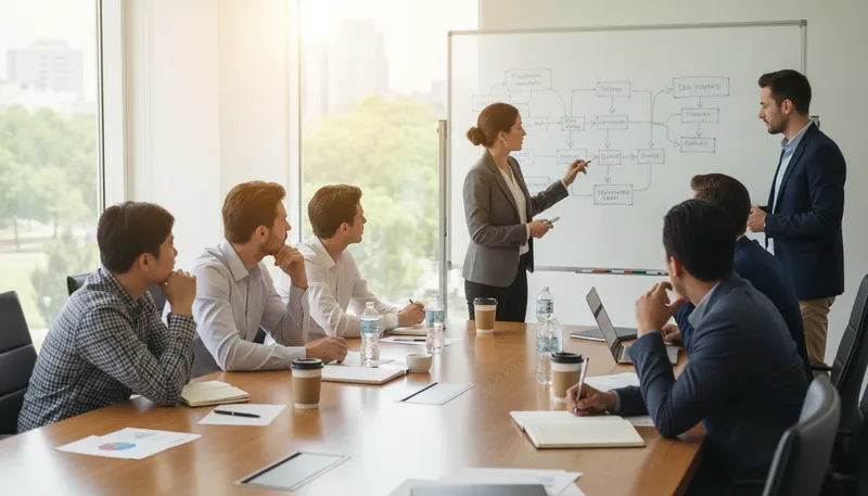 Illustration of consultancy: A business providing expert advice.