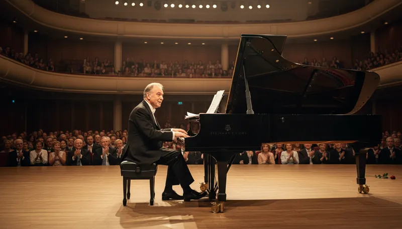 Illustration of rubinstein: A famous pianist known for classical music.