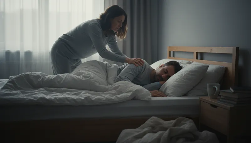 Illustration of rouse: To wake someone from sleep.