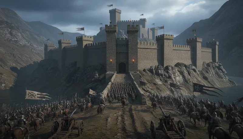 Illustration of bastion: A stronghold or protective place.