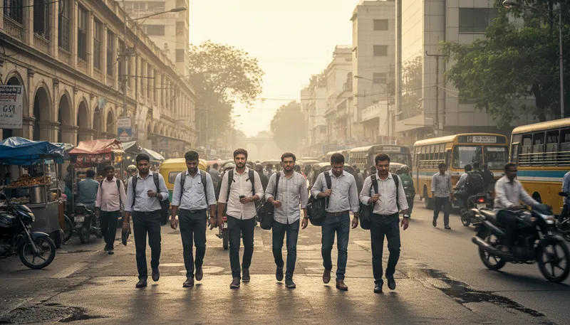 Illustration of bangalore: A major city in India known for technology.