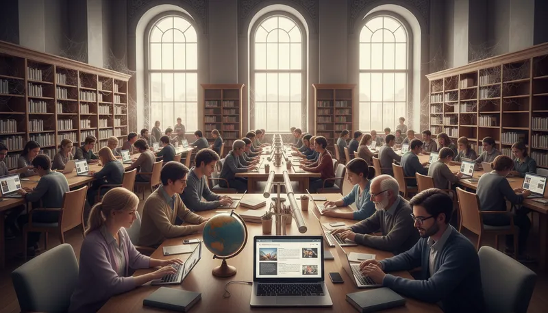 Illustration of wikimedia: A non-profit organization supporting free knowledge.