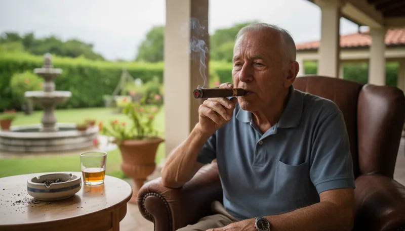 Illustration of sometimes a cigar is a cigar: sometimes things are just as they seem.
