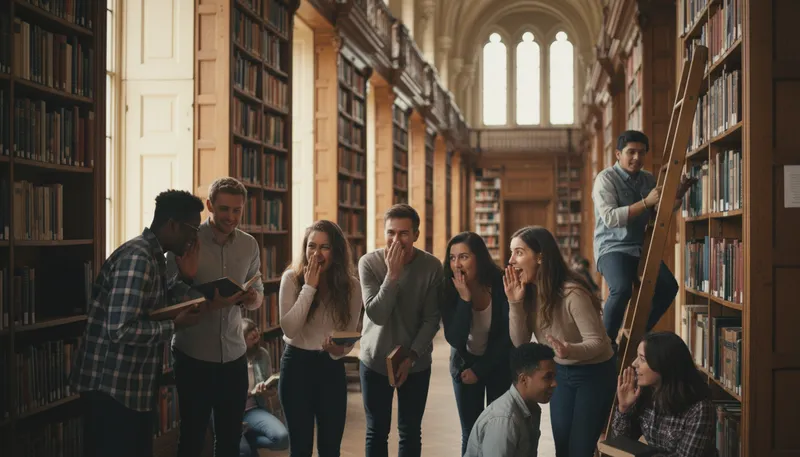 Illustration of library: A place where books and information are stored.