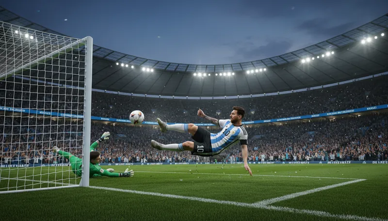 Illustration of messi: A famous Argentine soccer player.