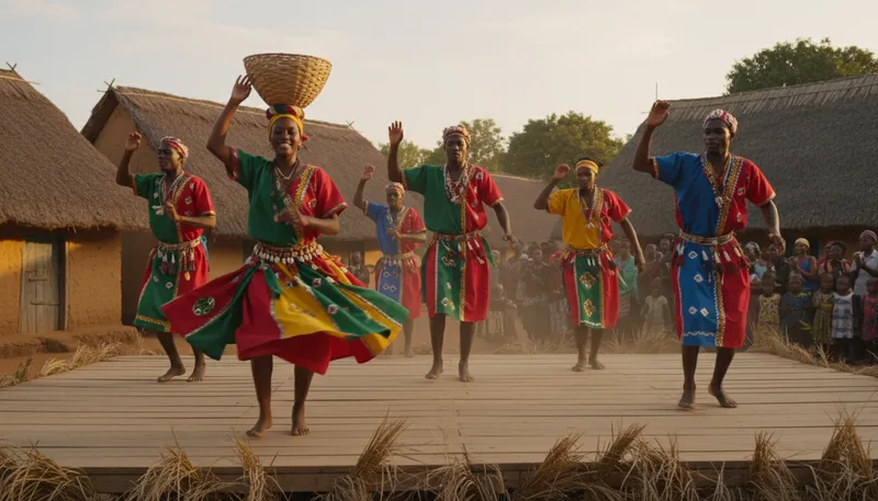 Illustration of malagasy: Referring to the people or culture of Madagascar.