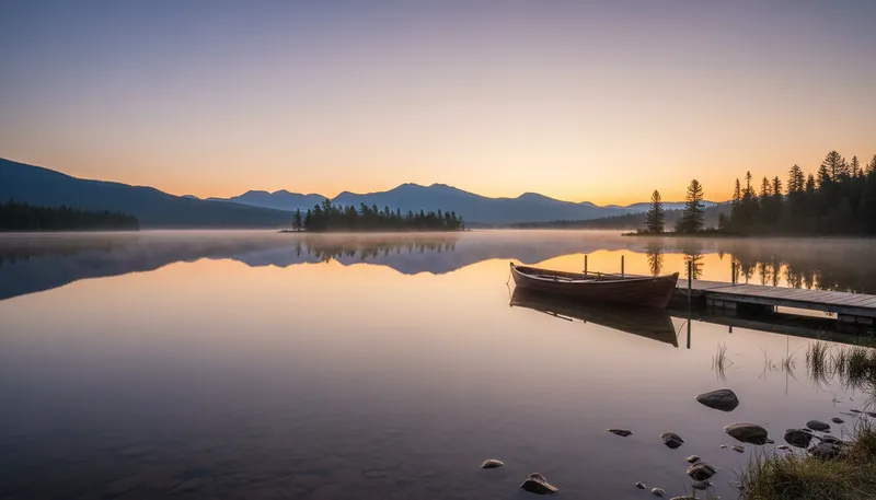Illustration of tranquillity: a state of calm and peacefulness.