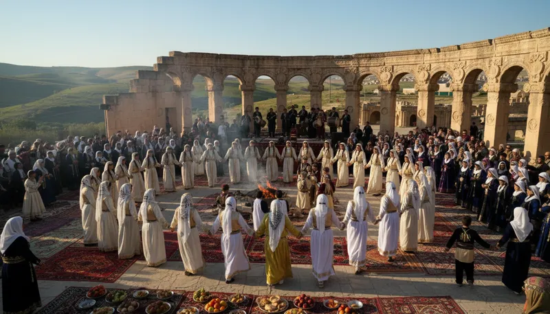 Illustration of yazidi: A religious minority group from Iraq.