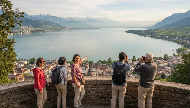 Illustration of lausanne: a city in Switzerland known for its beauty.