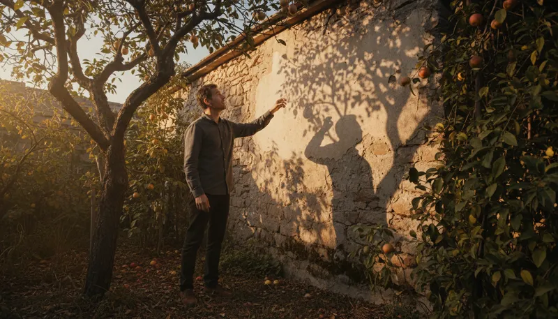 Illustration of take the shadow for the substance: Mistake appearance for reality.