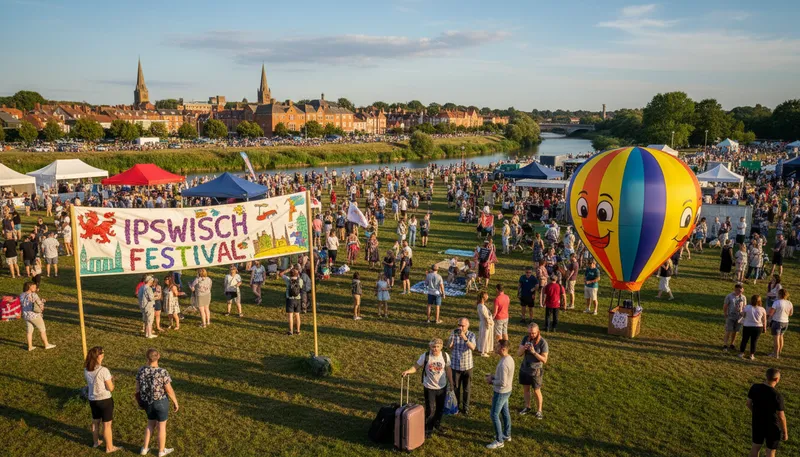 Illustration of ipswich: A town in England known for its history.