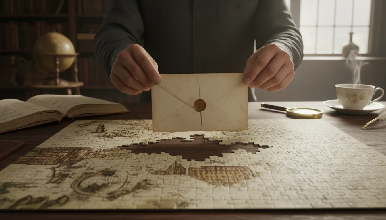 Ilustrasi piece of the puzzle: A part that contributes to a larger situation.