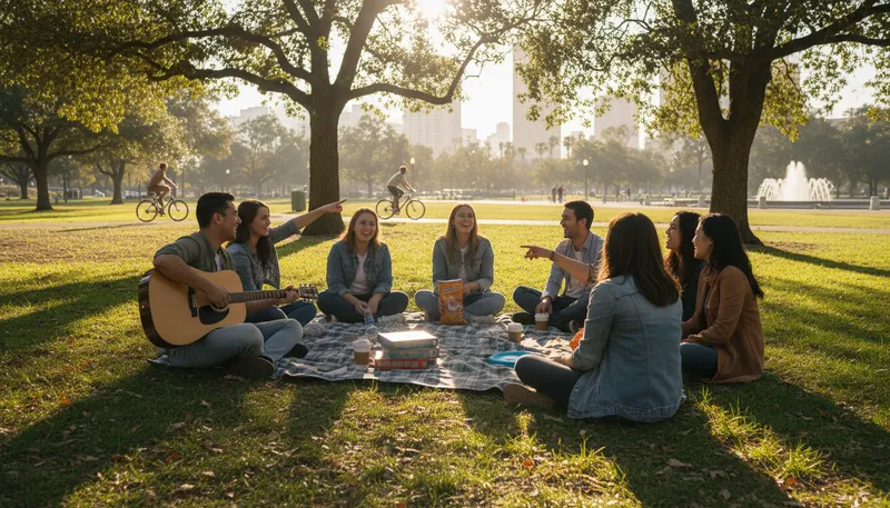 Illustration of hangout: a casual place to spend time together