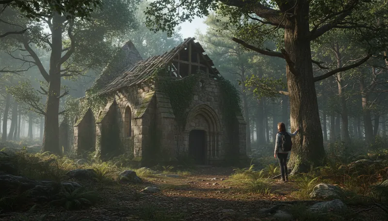 Illustration of priory: a religious house or community
