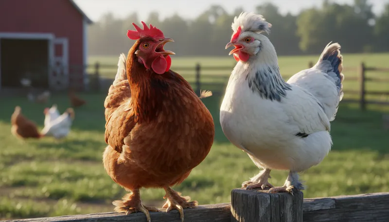 Illustration of hen: informal term for a woman or girl