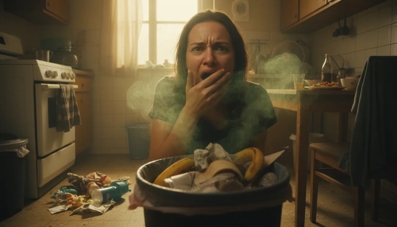 Illustrazione di stink: A strong, unpleasant smell.