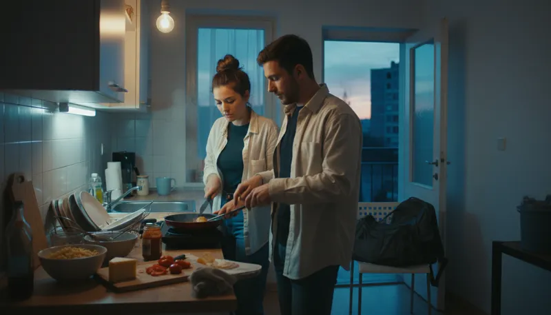 Illustration of knock together: Put things together quickly or carelessly.