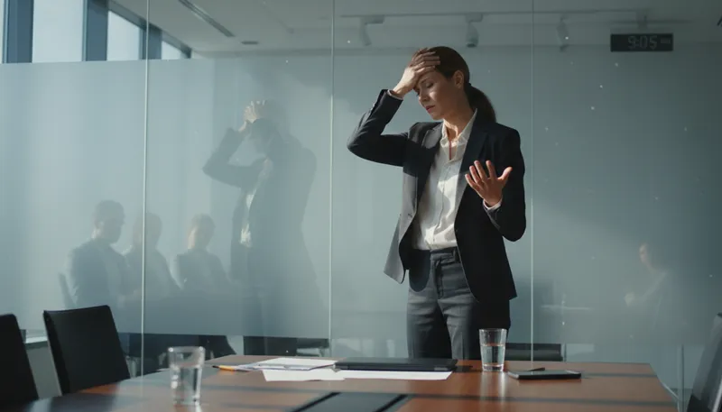 Illustration of pull oneself together: regain composure after distress.
