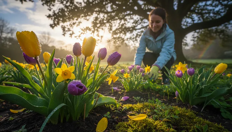 Illustration of vernal: Related to spring; fresh and new.
