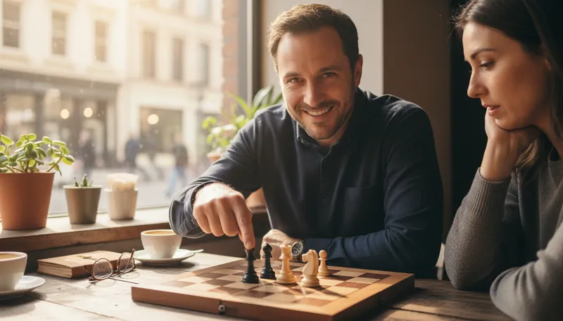 Illustration of checkmate: A winning move in chess.